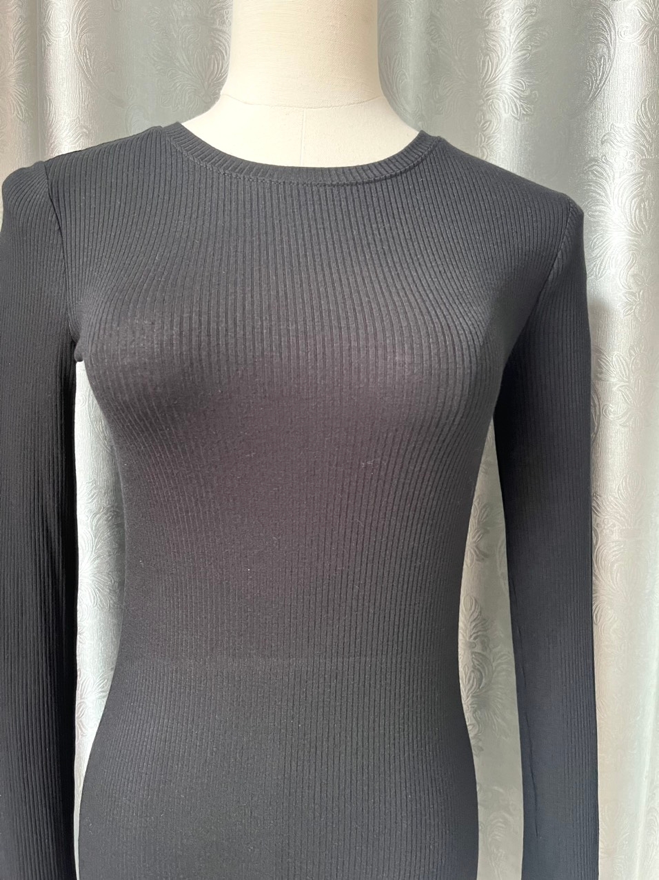 Đầm Body Len Tăm Tay Dài
