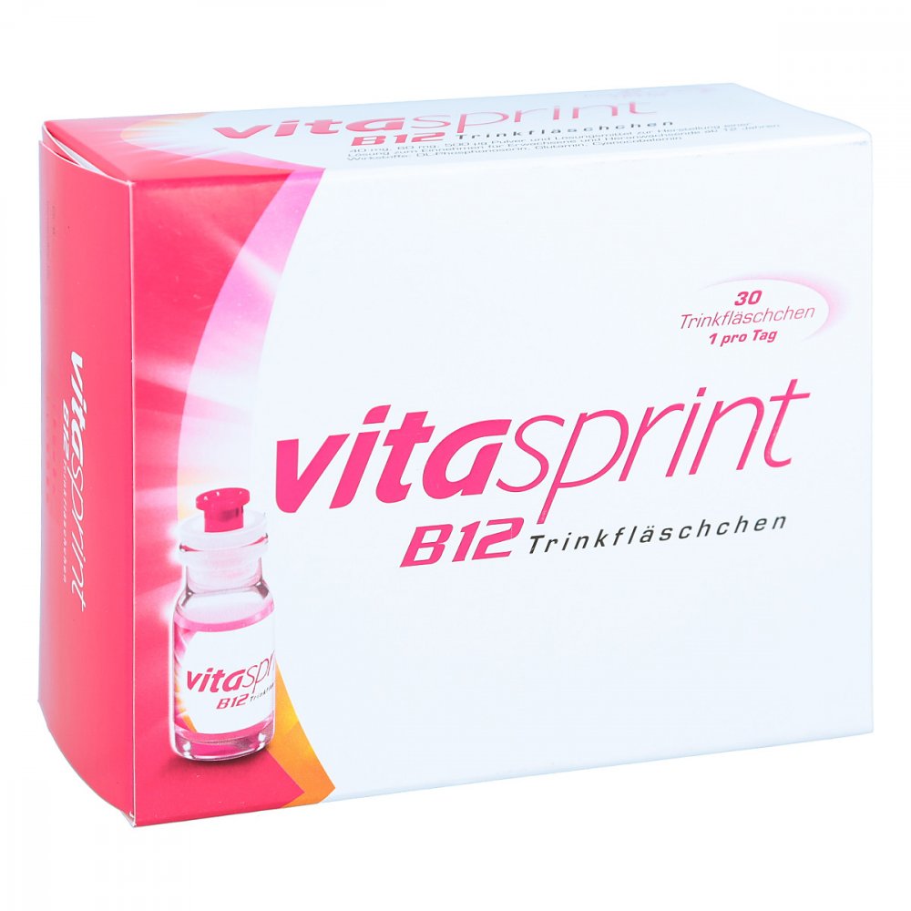 VITASPRINT B12 - Bổ thần kinh, tăng sức khỏe, tăng sức đề kháng -  Trinkfläschchen, hộp 10 lọ