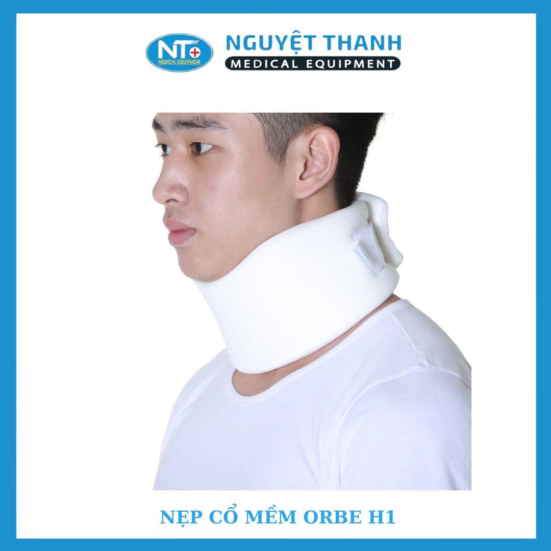 Nẹp Cổ Mềm Orbe H1( cố định khớp cổ giảm đau đớn chấn thương cơ gân ở cổ và đốt sống cổ)