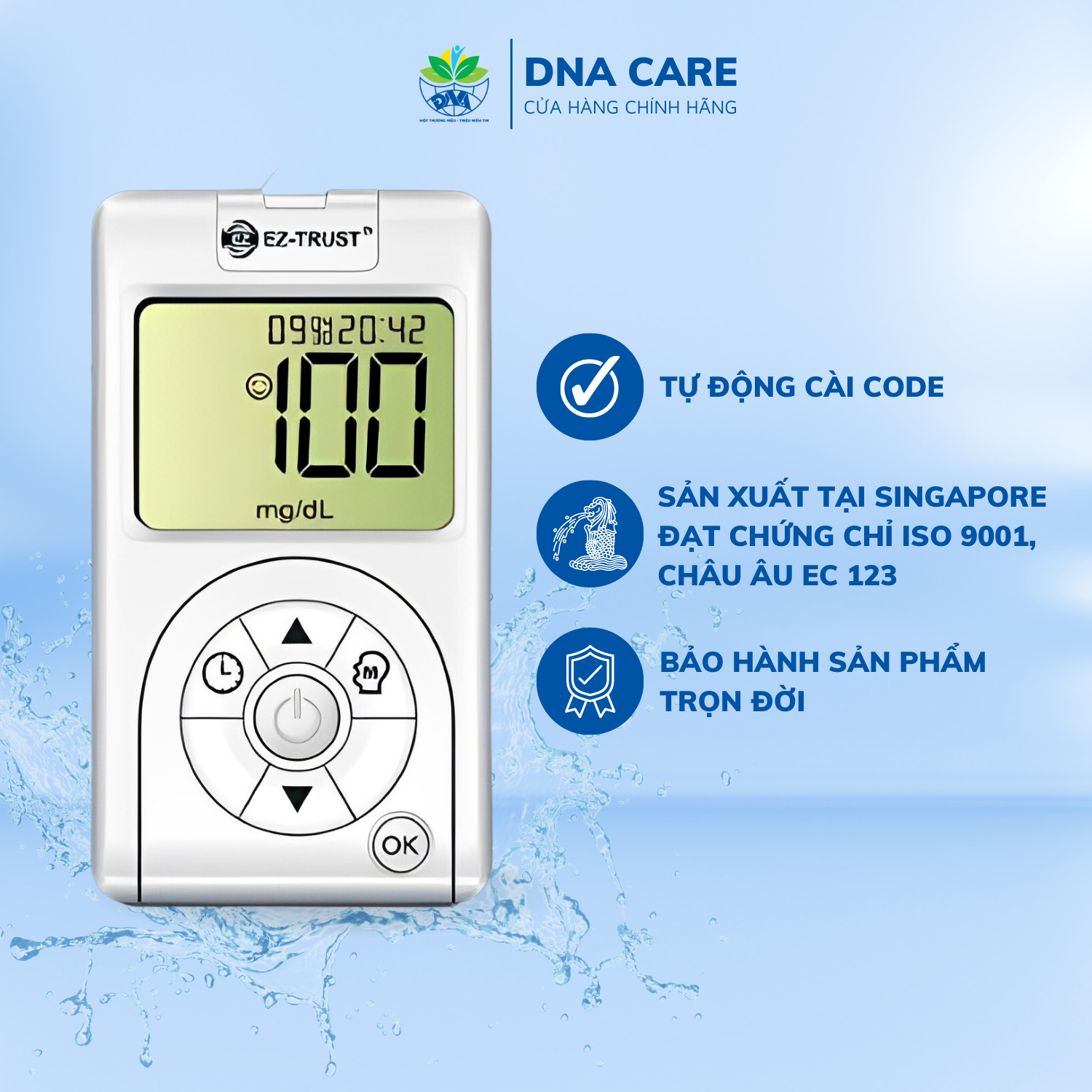 Máy đo đường huyết EZ-TRUST BG-1000 