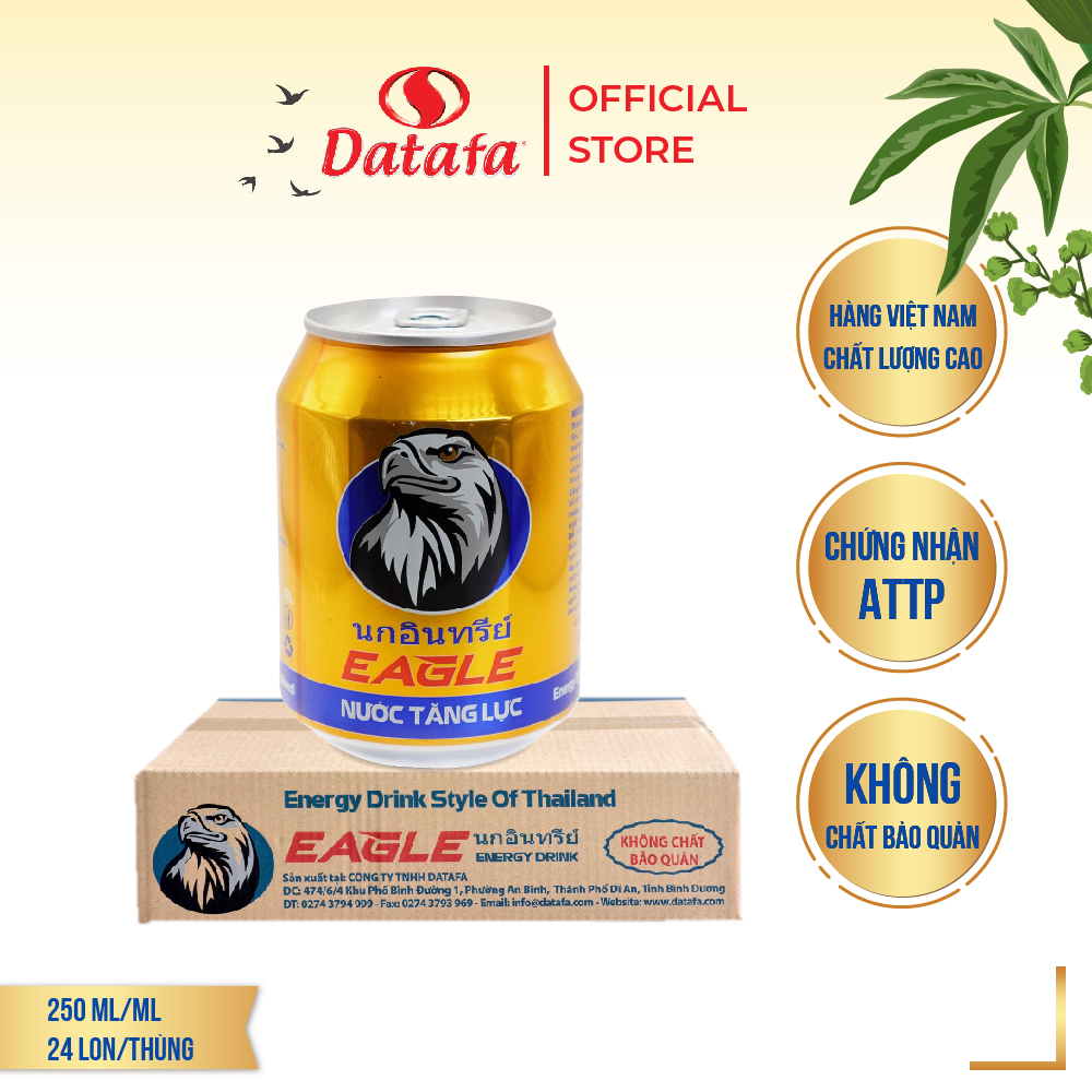 Nước Tăng Lực Đại Bàng Datafa- Lốc 6 Lon 250ml