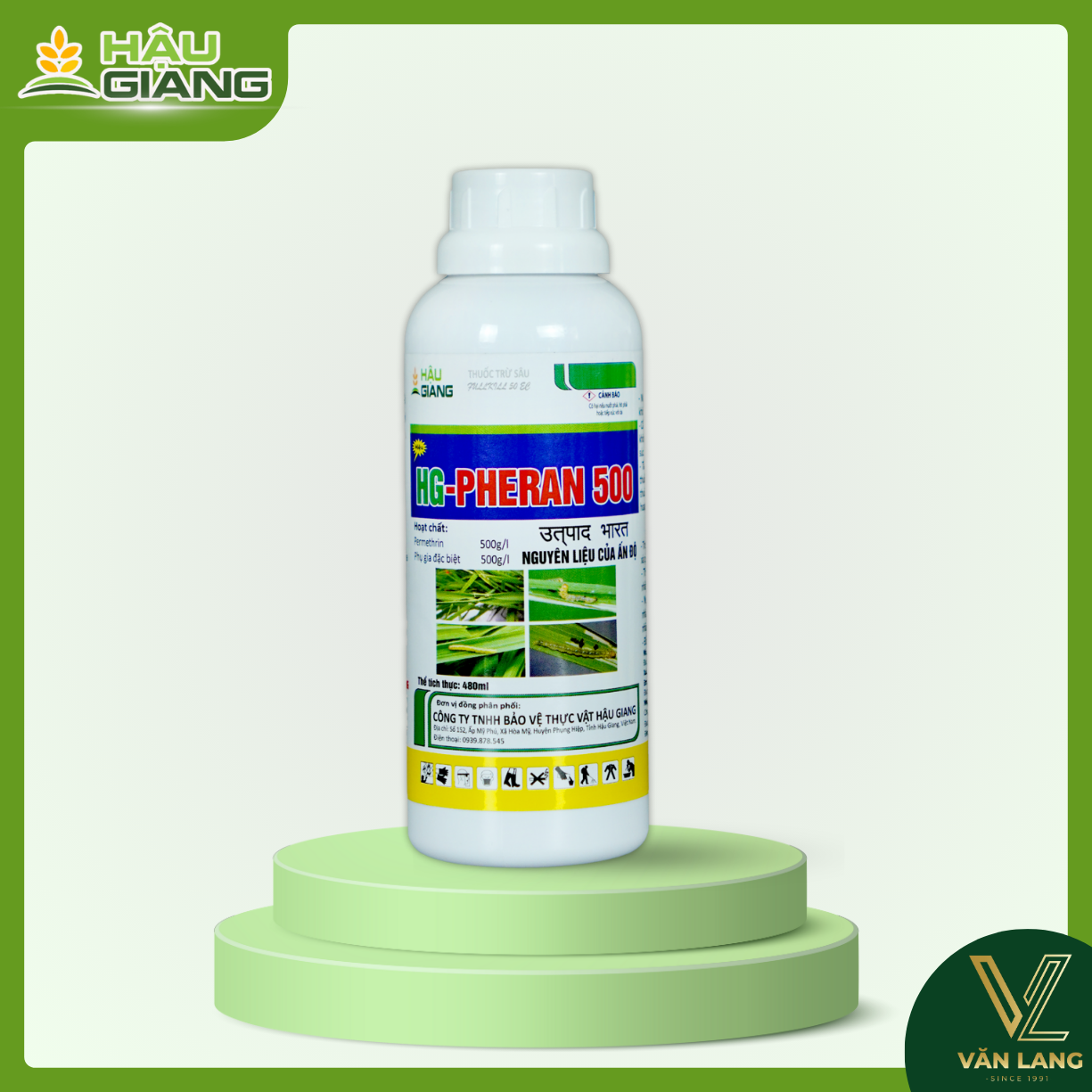 HẬU GIANG - Thuốc trừ sâu PHERAN 500EC 480ML (PET)