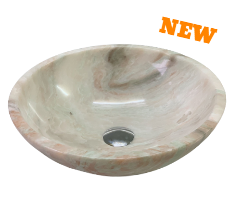 Lavabo đá tự nhiên trắng himalaya - mỏng