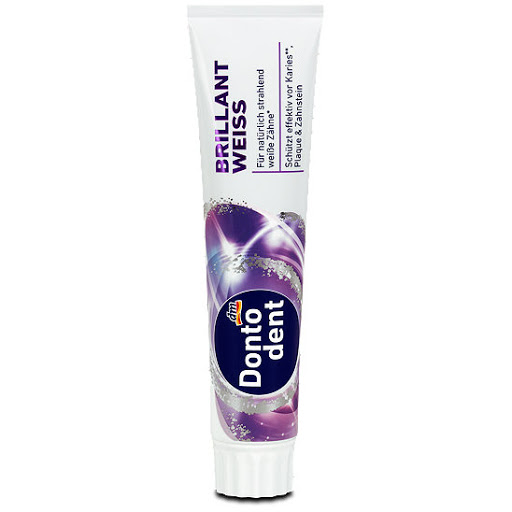 Dontodent Brillance - Kem đánh răng giúp răng trắng sáng, tuýp 100ml