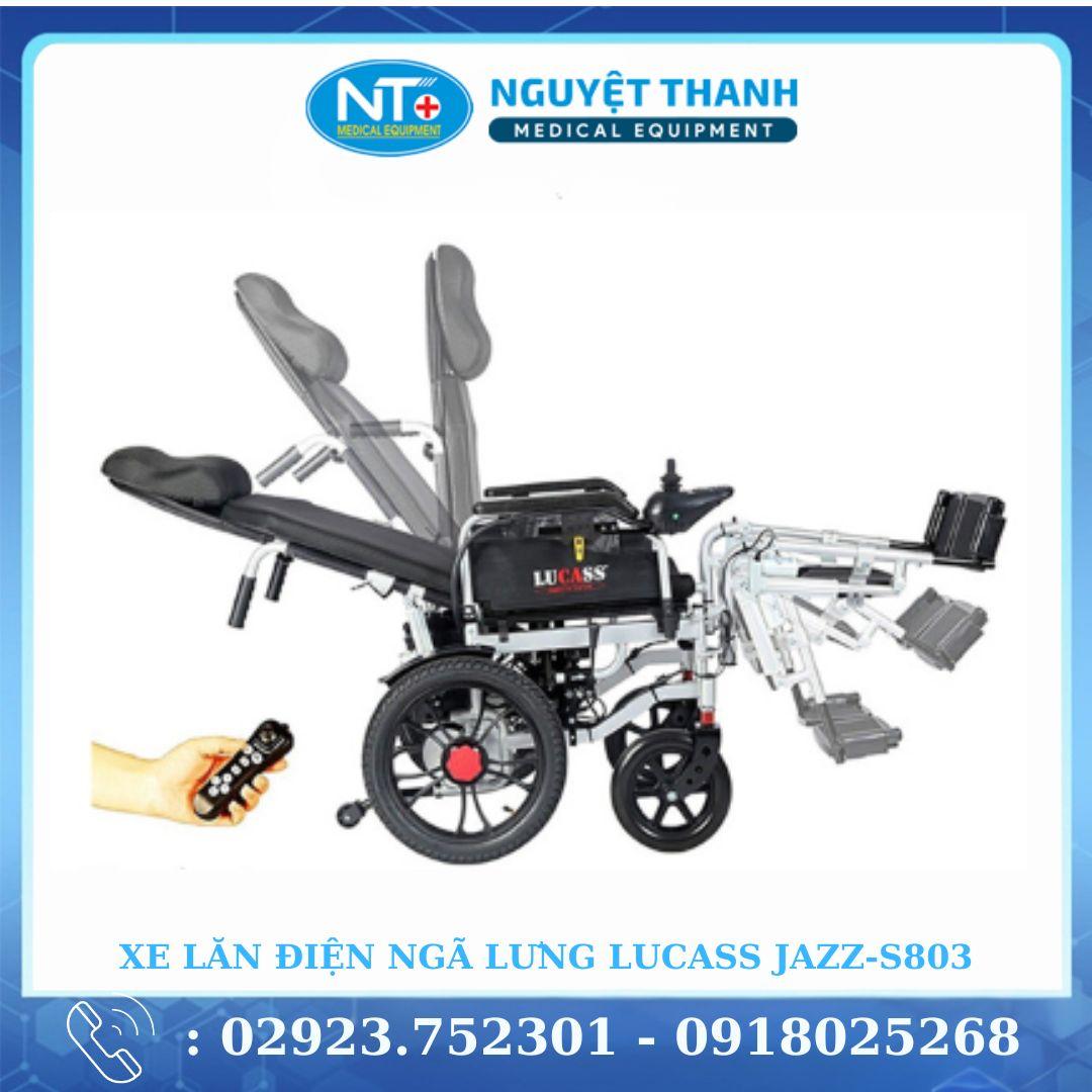 Xe Lăn Điện Ngã Lưng Lucass Jazz-S803