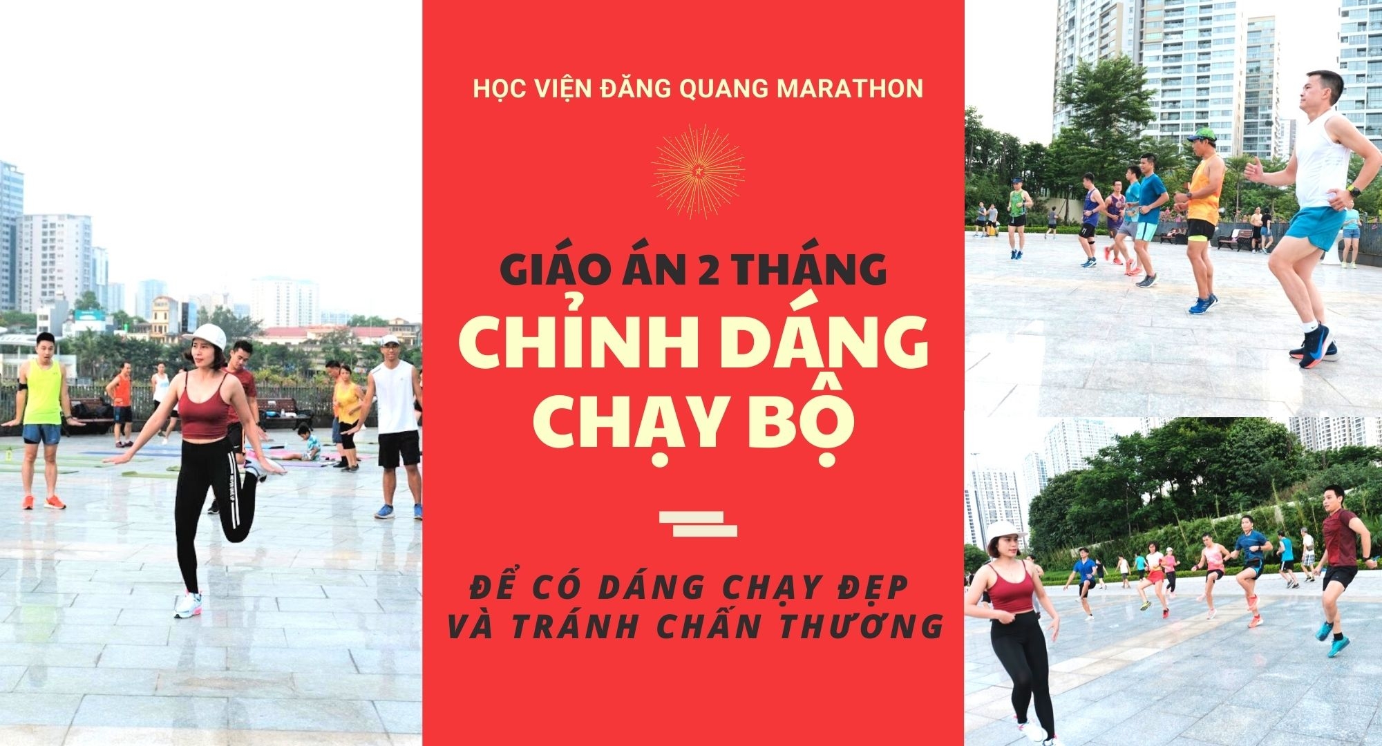 GIÁO ÁN 2 THÁNG CHỈNH DÁNG CHẠY BỘ