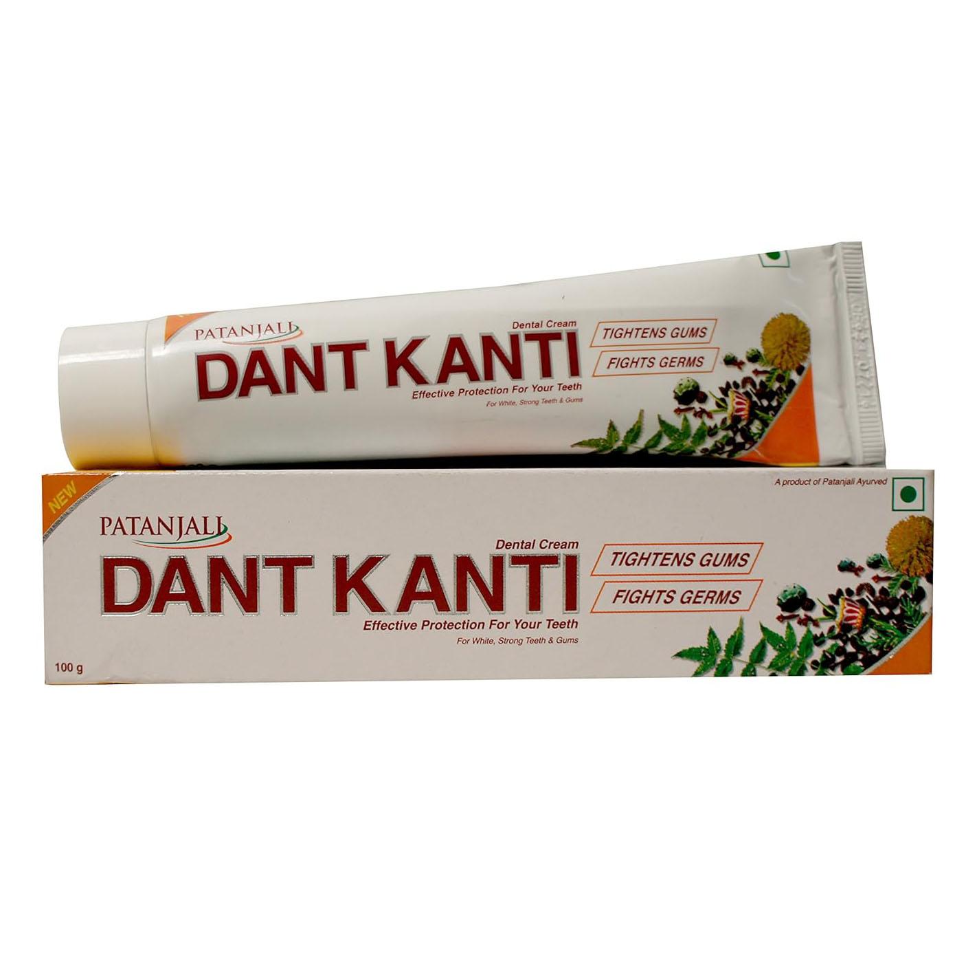 Kem đánh răng PATANJALI Dant Kanti cho răng và nướu chắc khỏe, ngăn ngừa hôi miệng