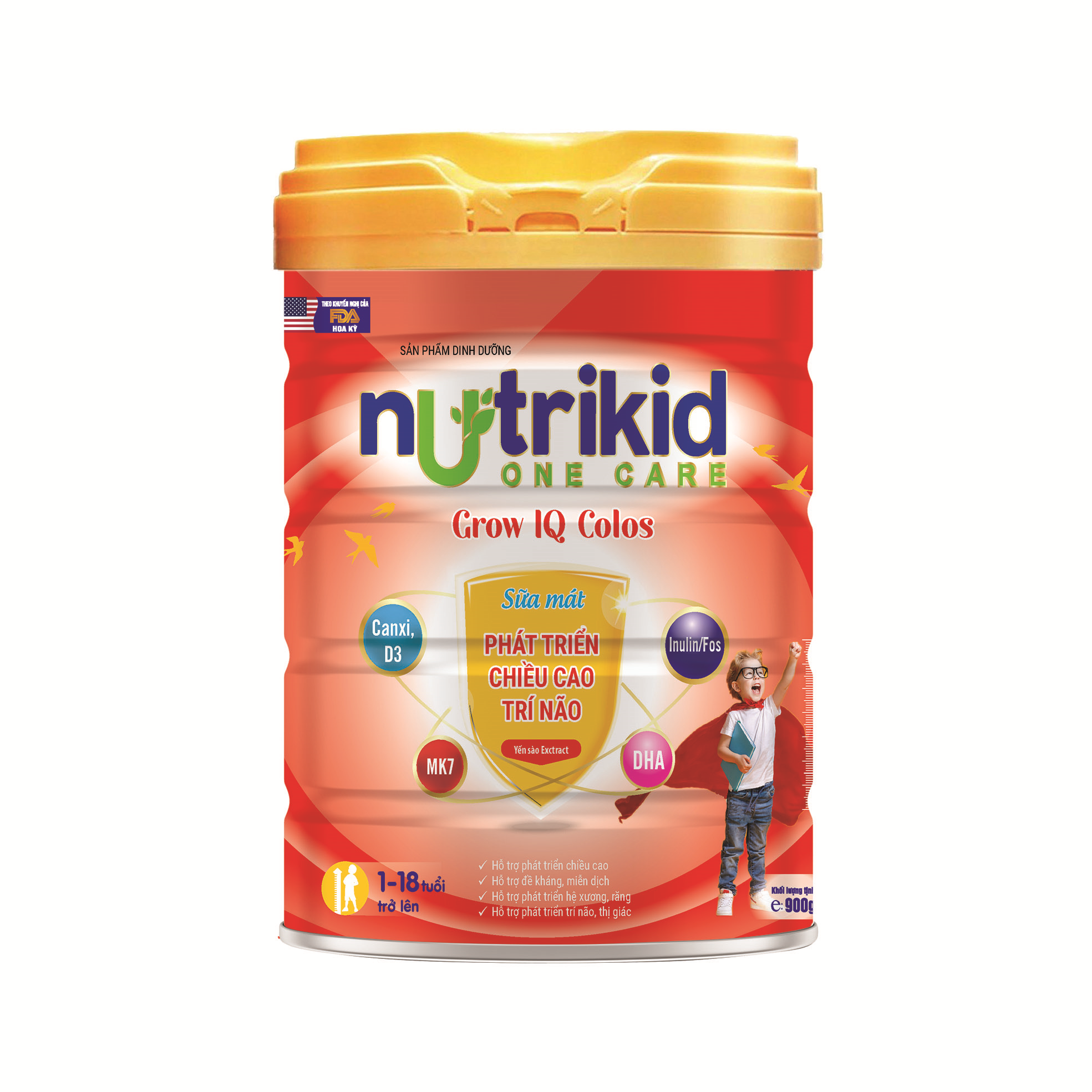 Nutrikid One Care Grow IQ Colos 