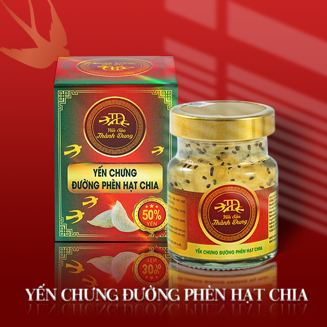 Yến Hũ 50% ( Yến Chưng Đường Phèn Hạt Chia)