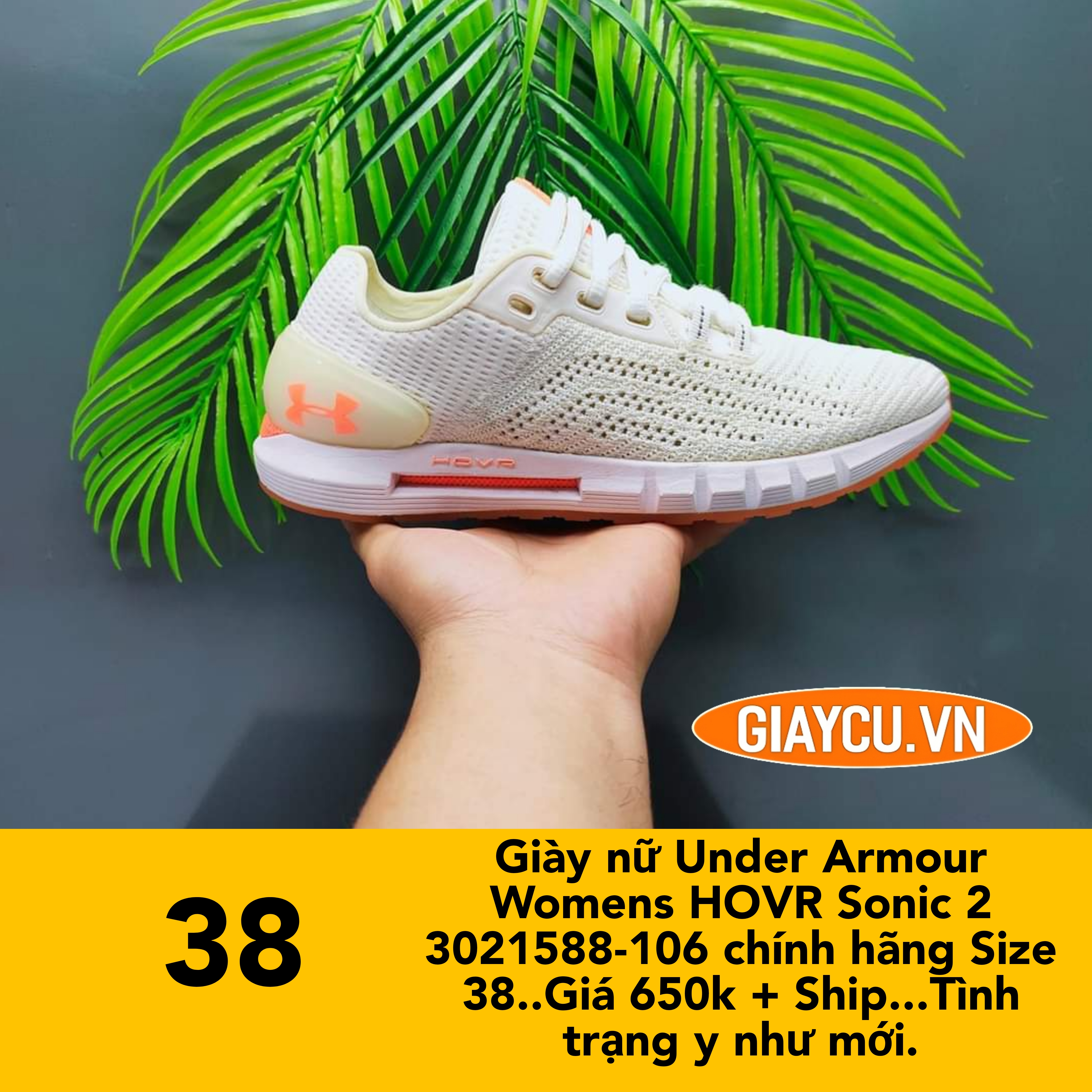 Giày nữ Under Armour Womens HOVR Sonic 2 3021588-106 
