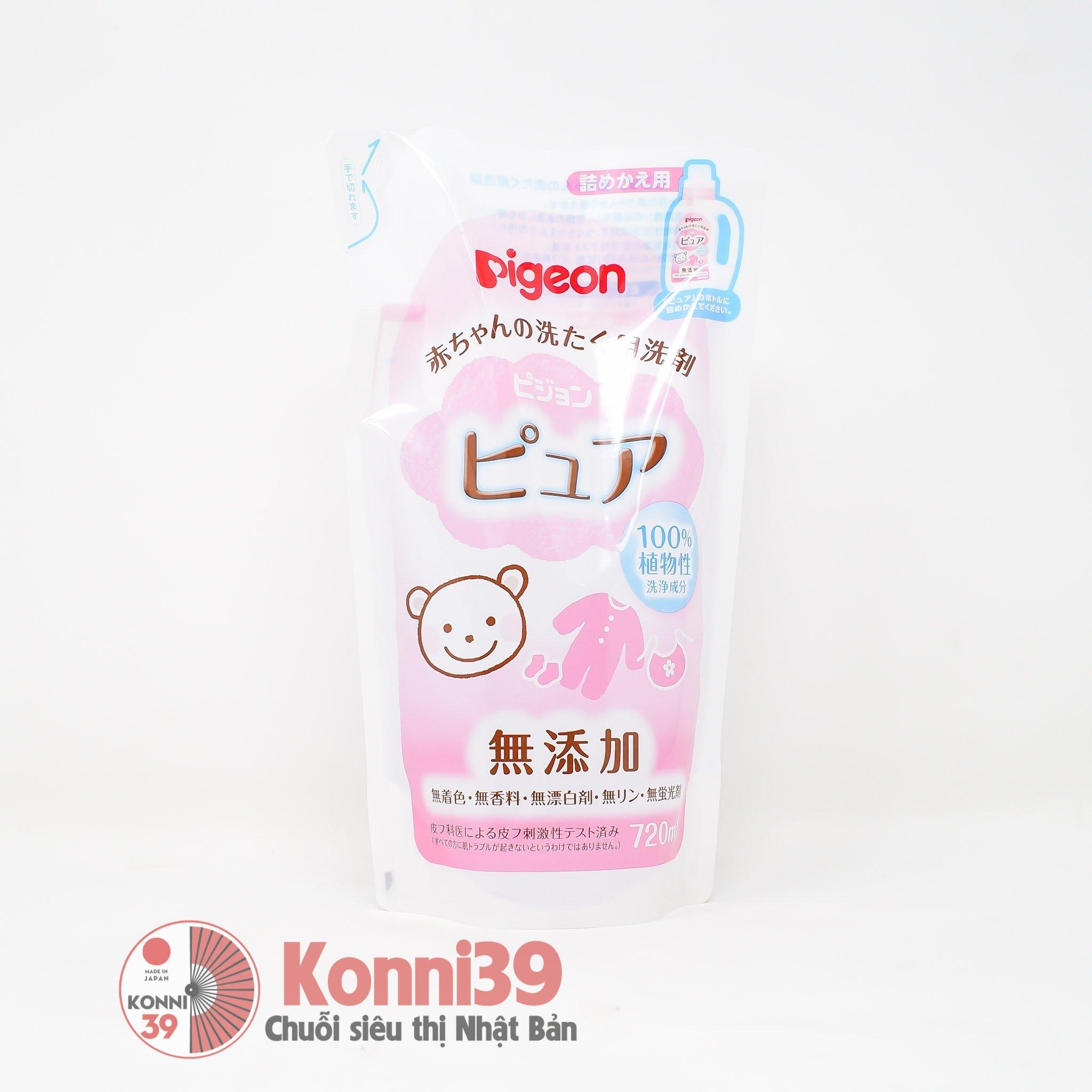 Nước giặt Pigeon Pure cho bé 720ml (dạng túi)