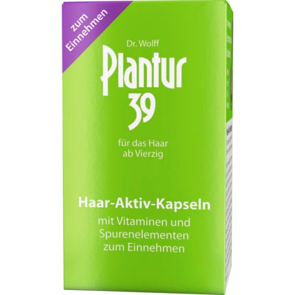 PLANTUR 39 - Viên nang hỗ trợ các chân tóc và da đầu Haar-Aktiv-Kapseln, Hộp 60 viên