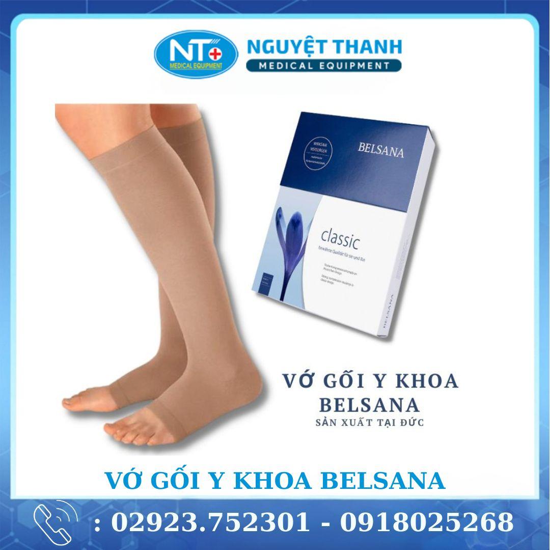 Vớ Gối Y Khoa Belsana - Đức ( Hổ Trợ Điều Trị Suy Giãn Tĩnh Mạch Chân ) - Đơn Vị : 1 Đôi/ Hộp