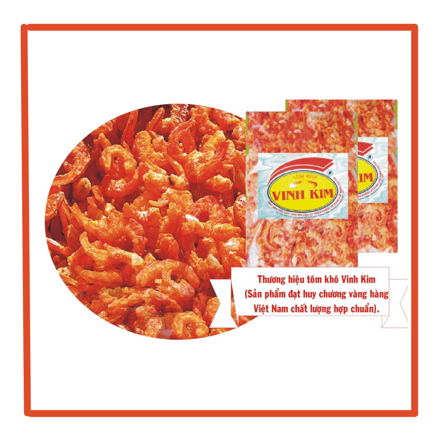 Tôm khô Vinh Kim, đặc sản Trà Vinh loại 1,tôm không bị mặn, màu đỏ hồng tự nhiên 1 kg