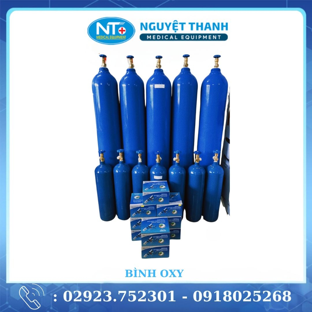 Bình Oxy 1,5 Khối - 2,5 Khối - 6 Khối