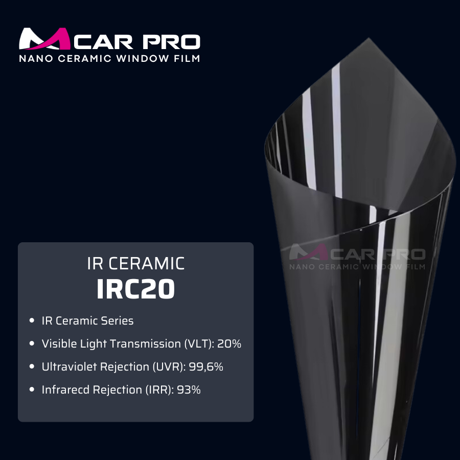 IR CERAMIC IRC20 - MCAR PRO WINDOW FILM