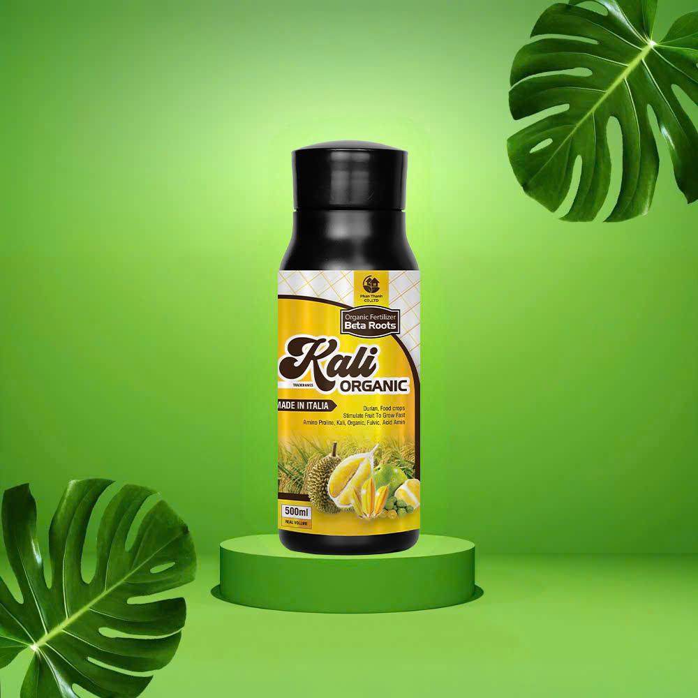 Phân bón Kali organic 500ml nuôi trái, chống sượng, lên màu, to hạt, nhập khẩu Châu Âu (Italia)