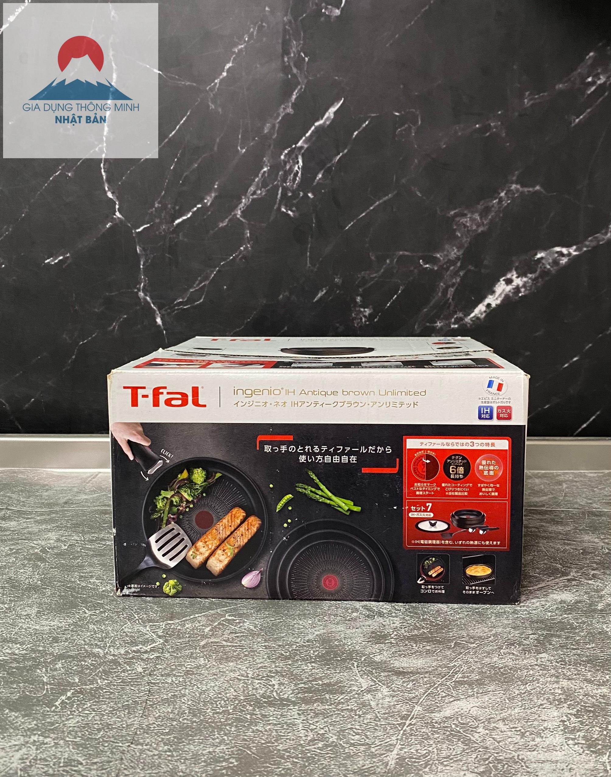 Bộ chảo từ T-fal Ingenio SET 7 món L77890