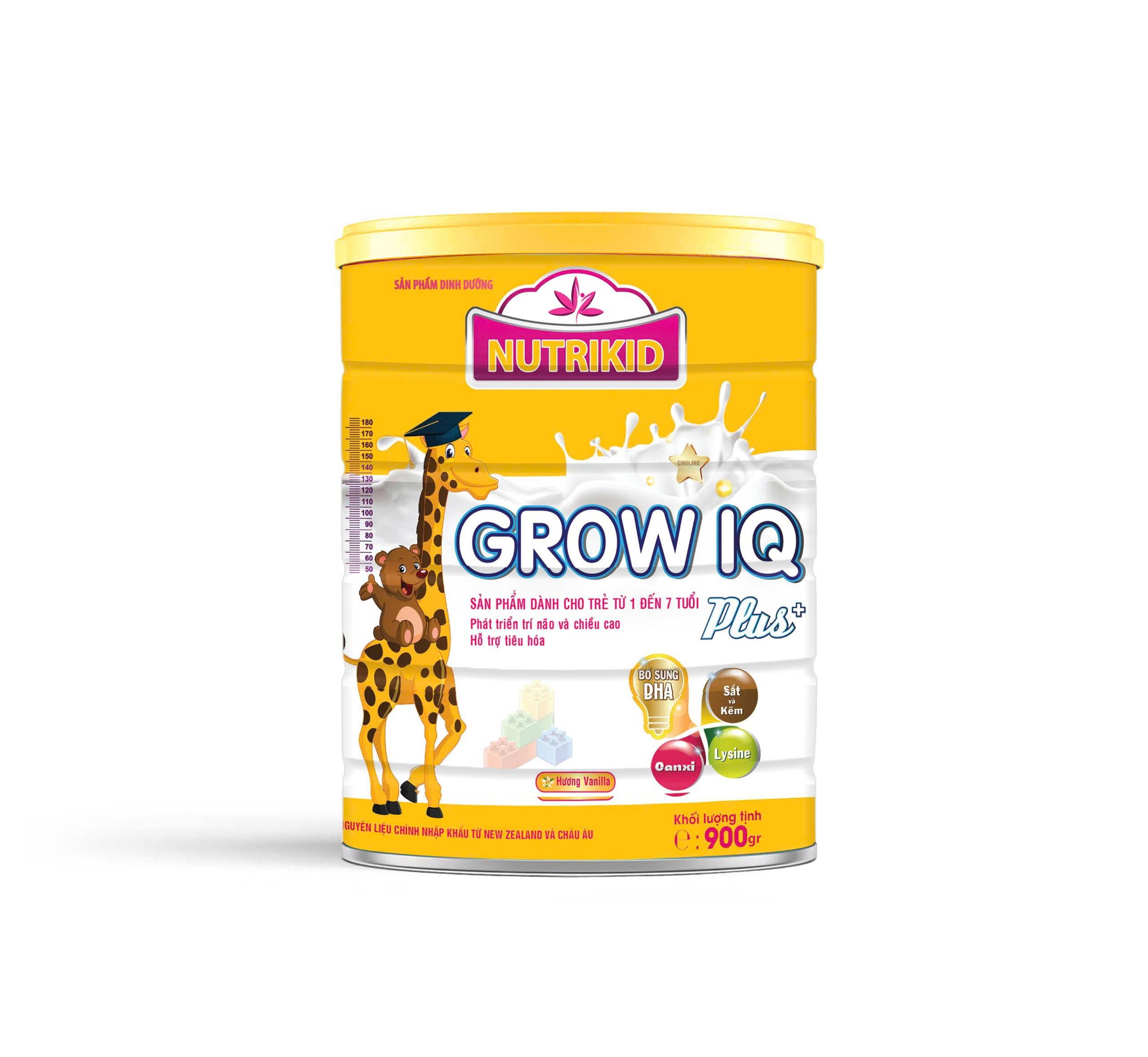 Nutrikid Grow IQ Plus cho trẻ từ 1trở lên