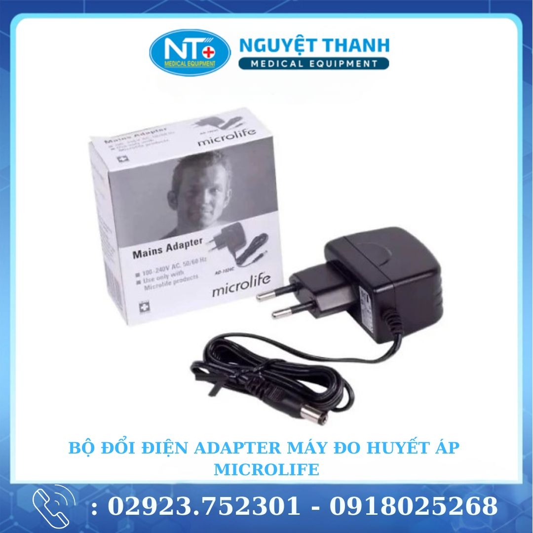 Bộ Đổi Điện - Adapter Máy Đo Huyết Áp Microlife 