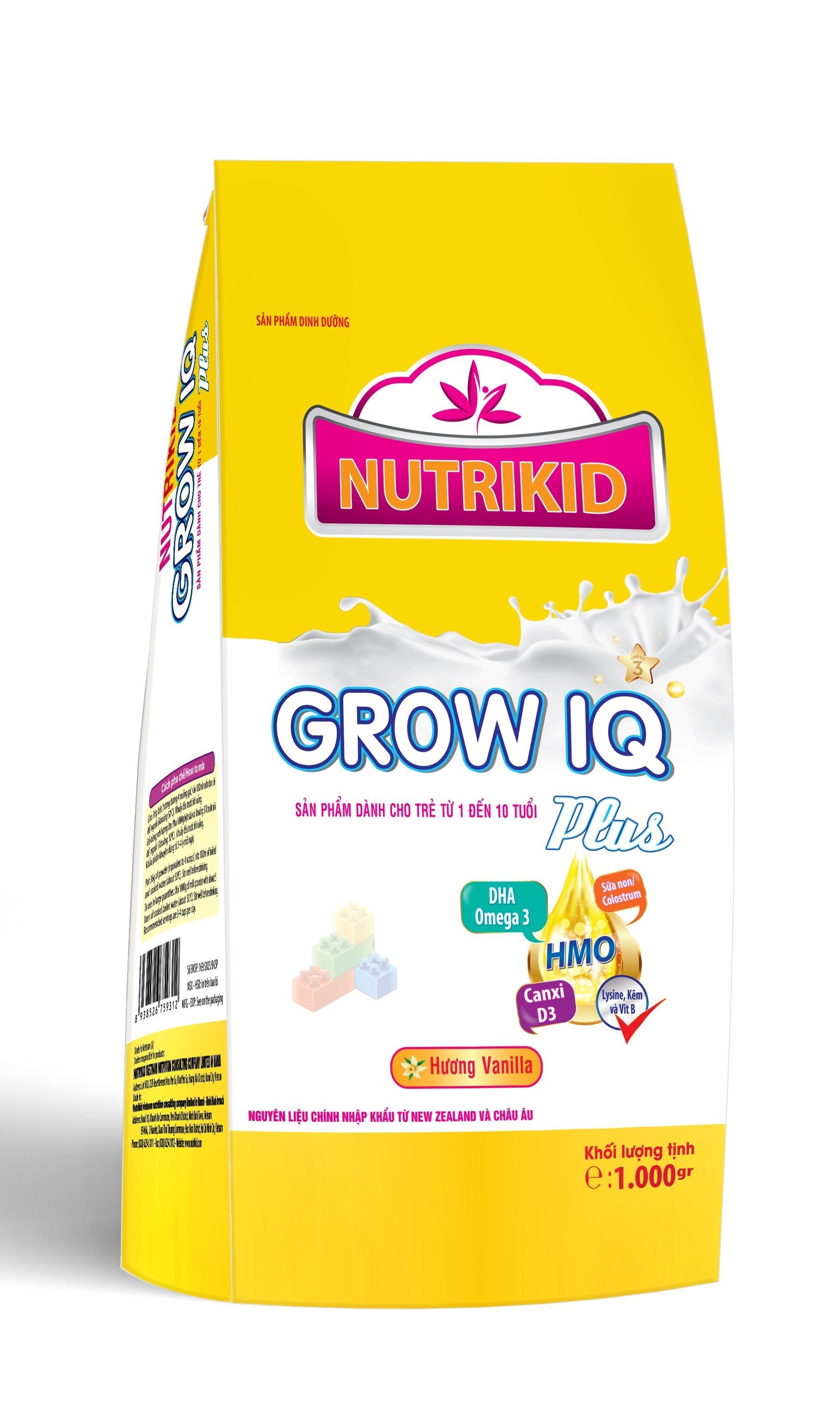 Nutrikid Grow IQ Plus ( từ 1-10 tuổi )