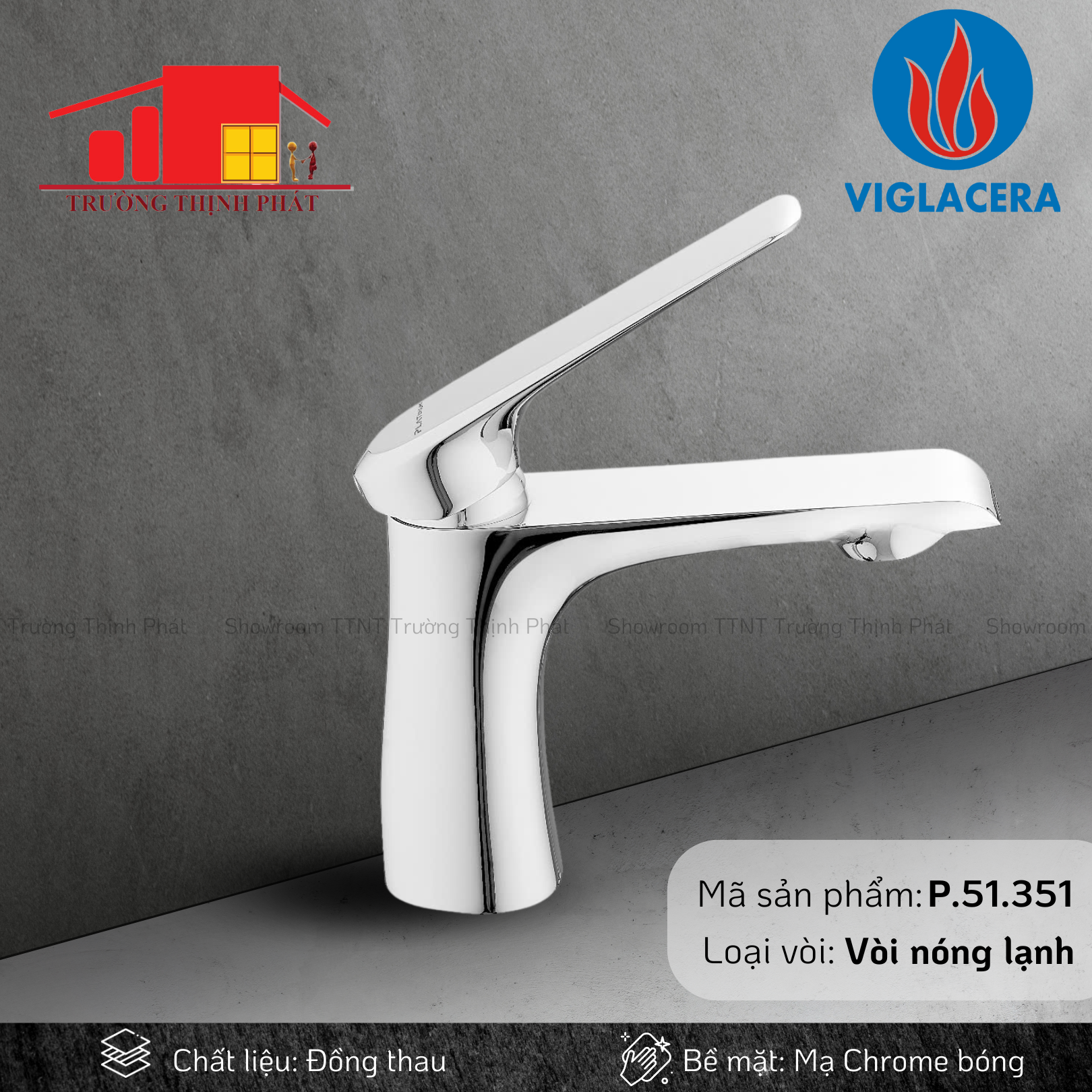 Vòi Lavabo nóng lạnh Viglacera