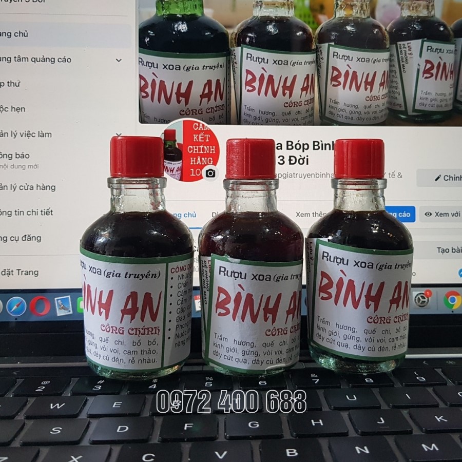 Dầu Xoa Bóp Bình An Công Chính Chai 30ml | RYTE STORE BA001
