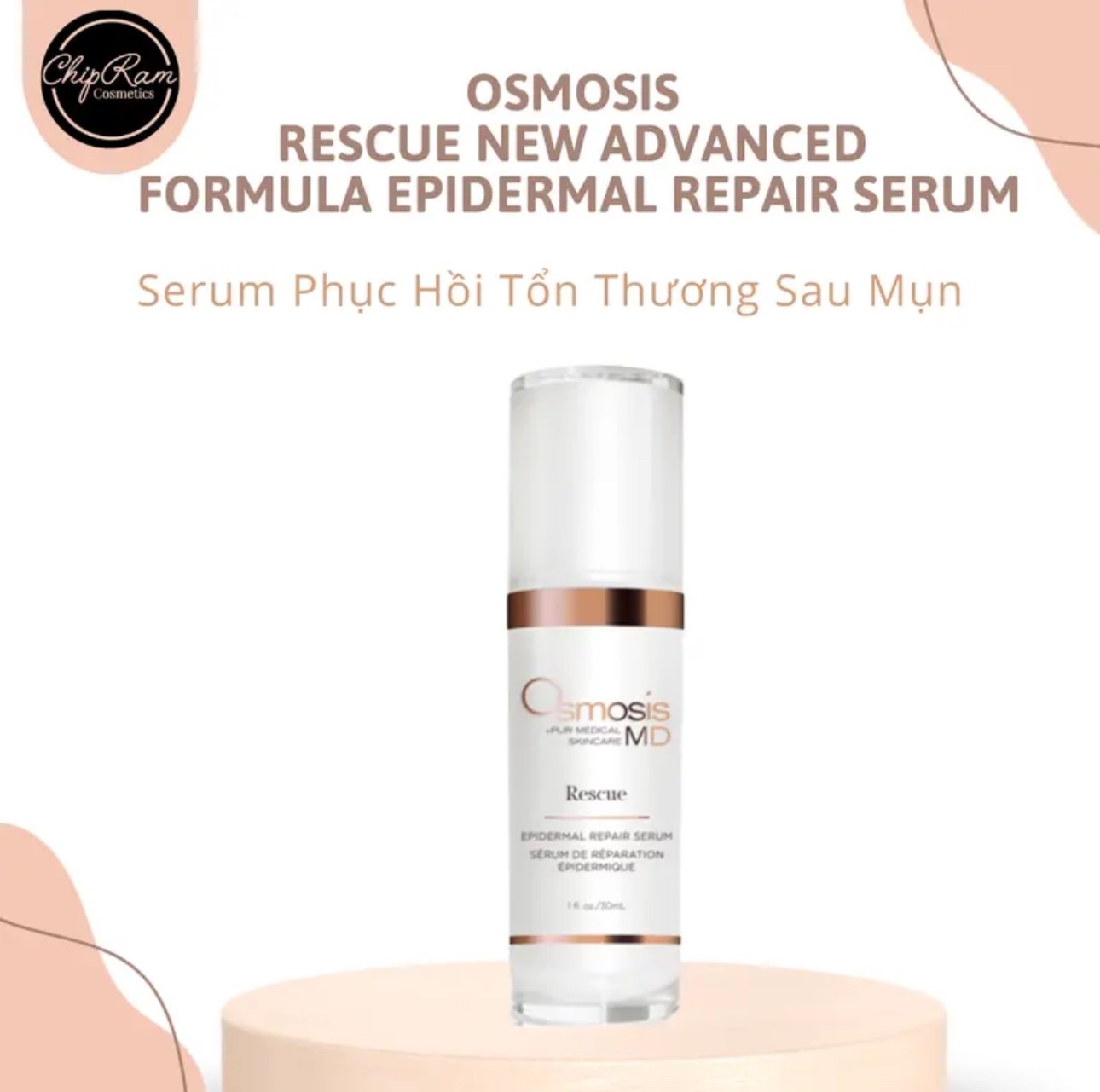 Tinh chất phục hồi tổn thương sau mụn - Rescue New Advance Formula Epidermal Repair Serum Osmosis 30ml