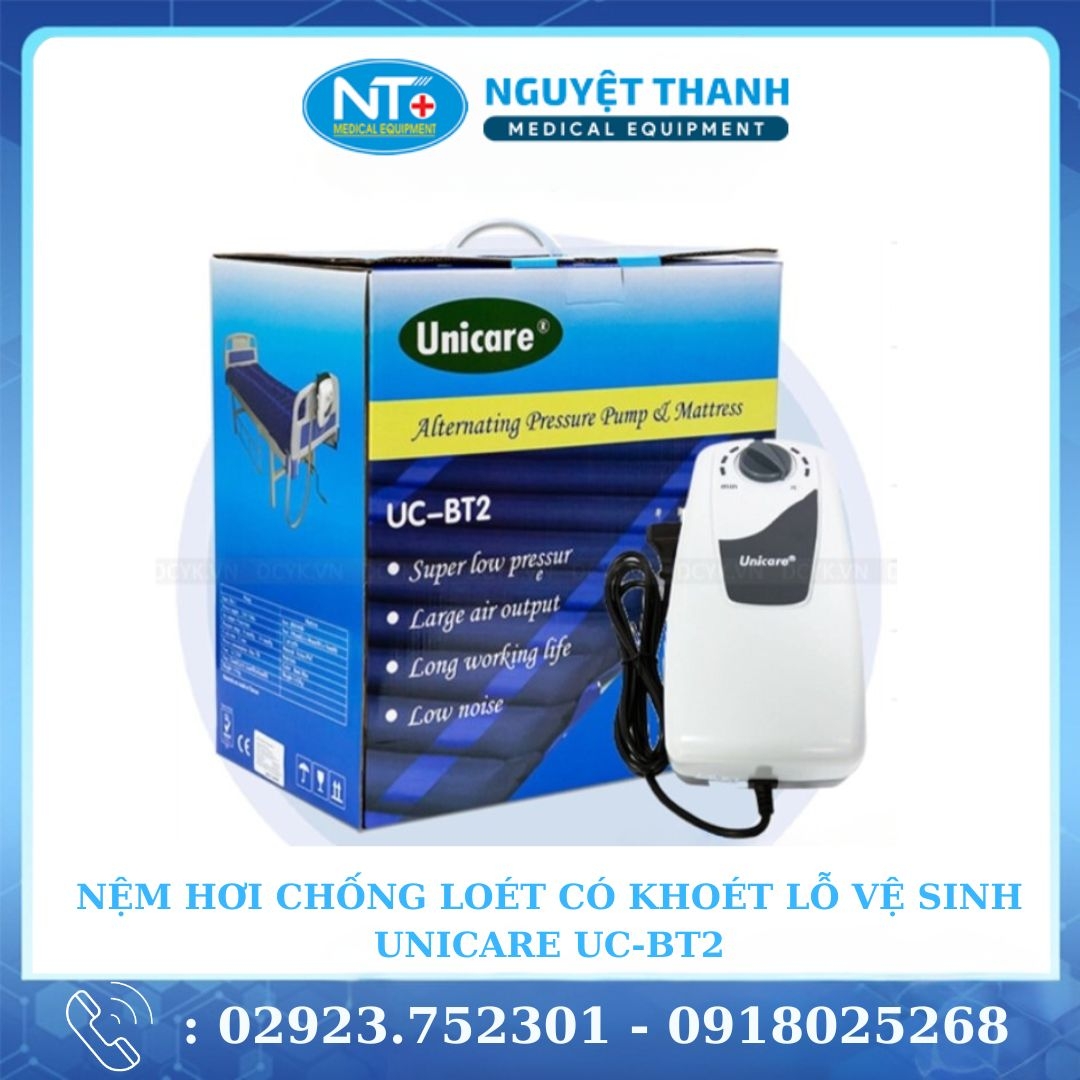 Nệm Chống Loét UNICARE UC-BT2 (Có Khoét Lỗ Vệ  Sinh )