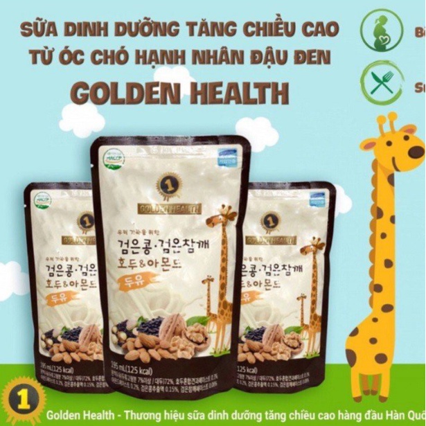 Sữa hạt óc chó, hạnh nhân hươu cao cổ Hàn Quốc cung cấp dinh dưỡng, tăng chiều cao - 8809603451026