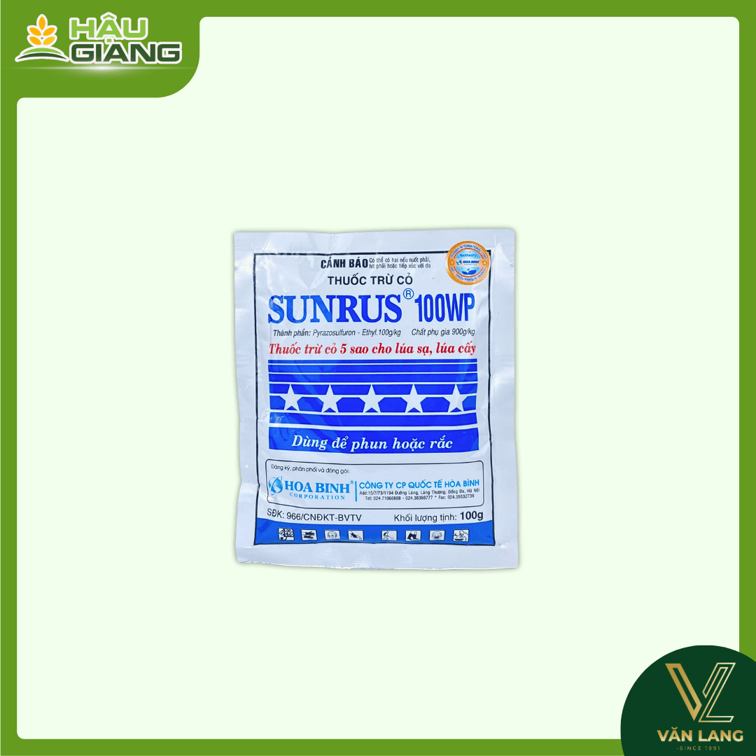 HÒA BÌNH - Thuốc trừ cỏ SUNRUS 100GAM