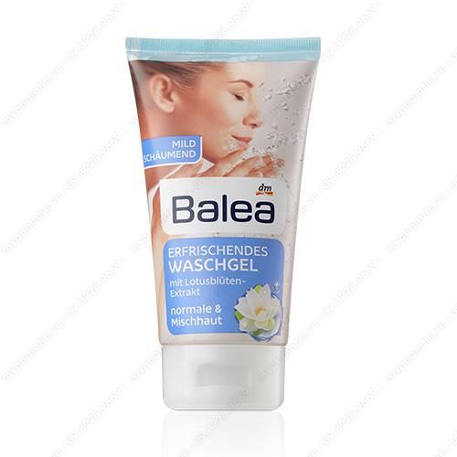BALEA Erfrischendes Waschgel - Gel rửa mặt tươi mát cho da thường và da hỗn hợp, tuýp 150ml