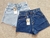 Quần short Jean Xoè