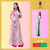 Lady Fashion - Áo dài  cách tân dáng ôm nhẹ nhàng hoa dây phối nơ nữ tính- AD075