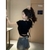 Áo Len Croptop Tay Ngắn Hở Lưng
