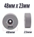 Bánh xe tỳ cho máy dán chỉ 48*8*23