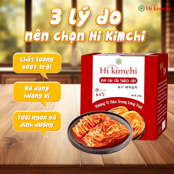 Kim chi cải thảo cây 2kg