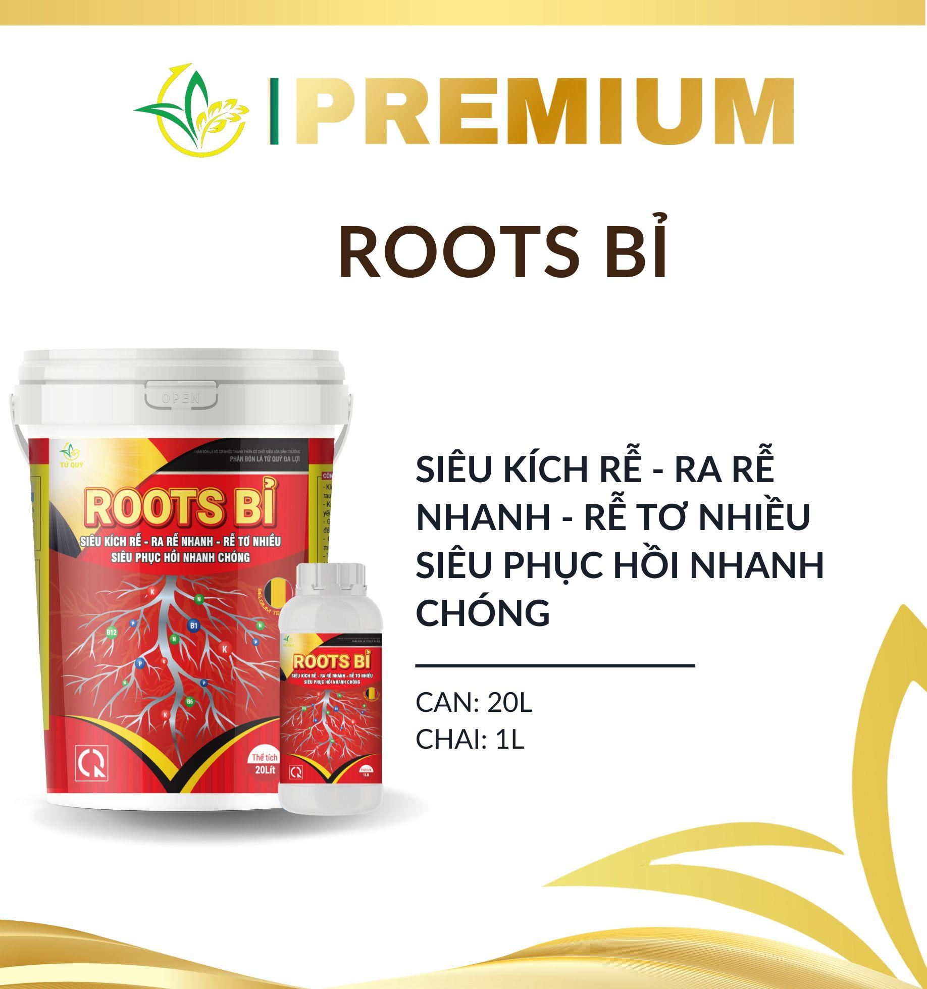 ROOTS BỈ Xô 20l/ Chai 1l