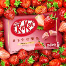 Bánh Kitkat mini vị dâu - Mã sản phẩm: 4902201178396