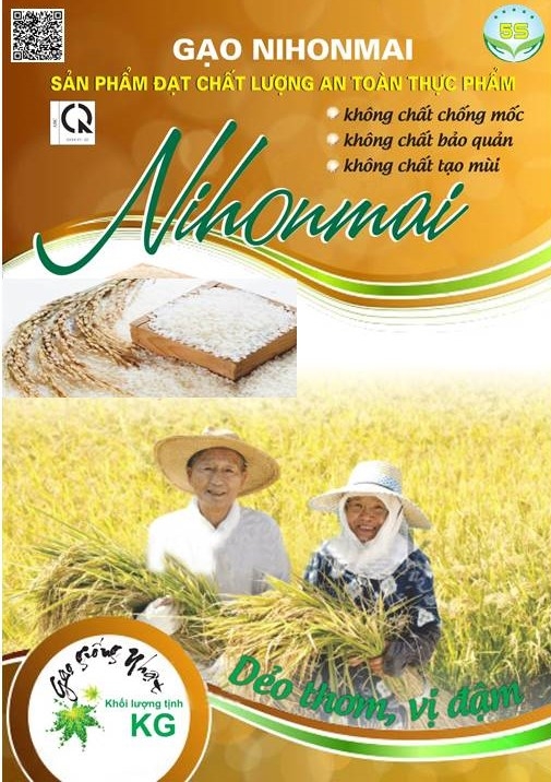 Gạo Nihonmai - Giống Nhật bản( 5kg/túi)