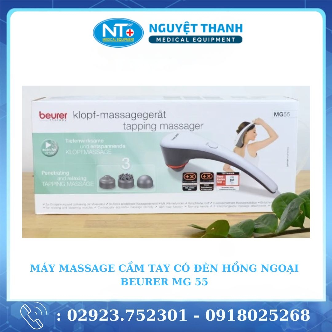 Máy Massage Cầm Tay Beurer MG55 Có Đèn Hồng Ngoại