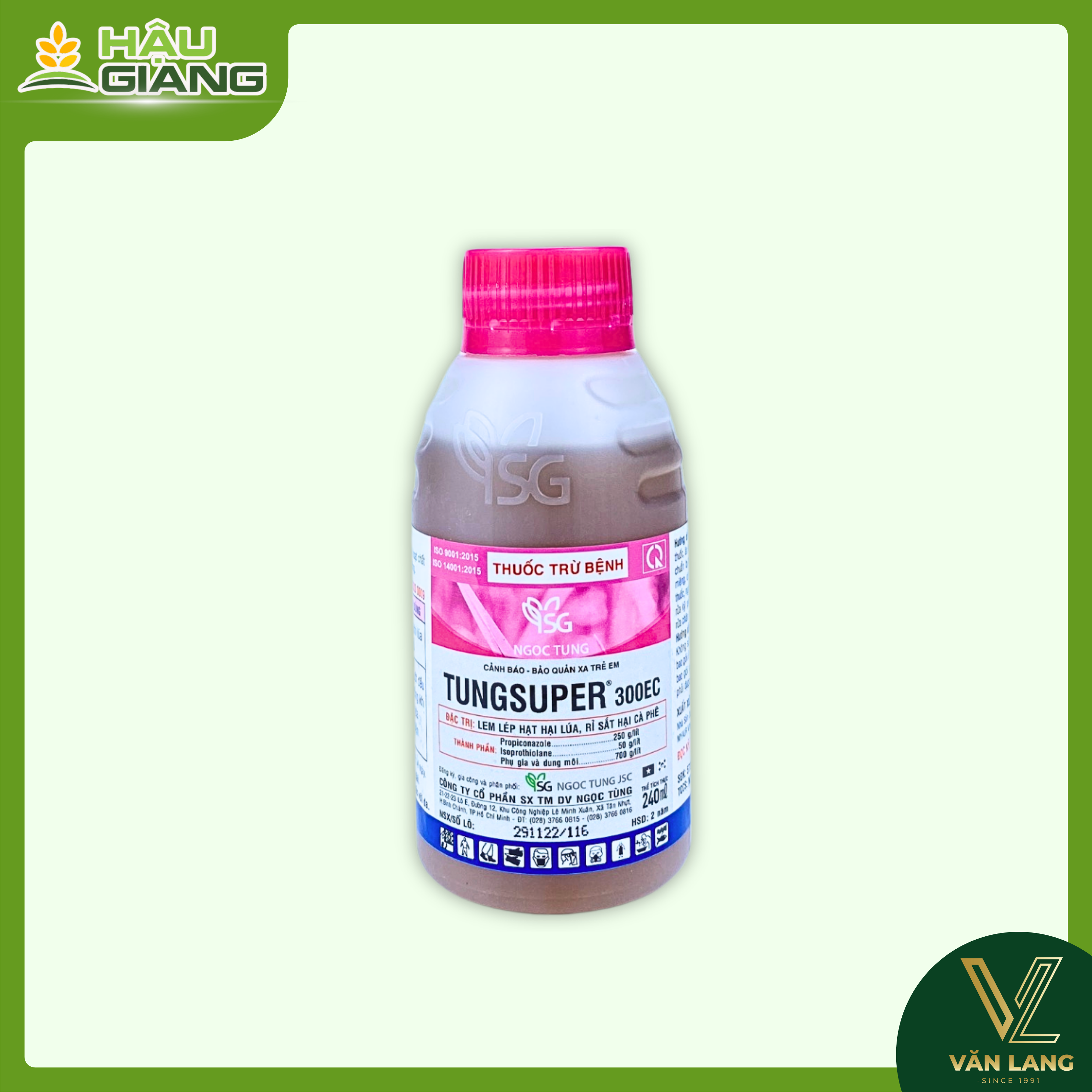 NGỌC TÙNG - Thuốc trừ bệnh TUNGSUPER 300EC 240ML