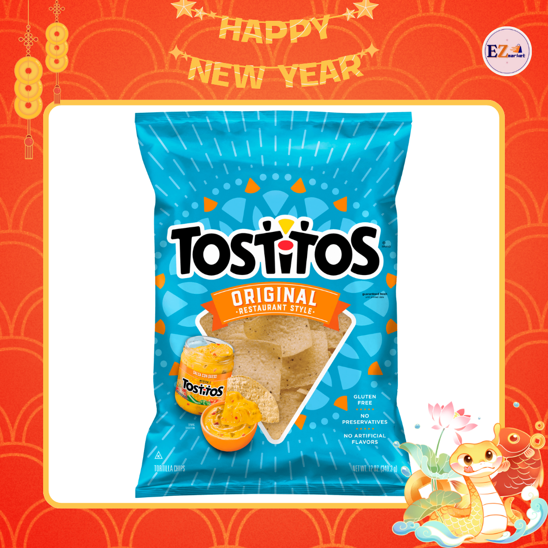 Bánh snack Tostitos White Corn RSTC 283.5g ,HSD:31.12.2025