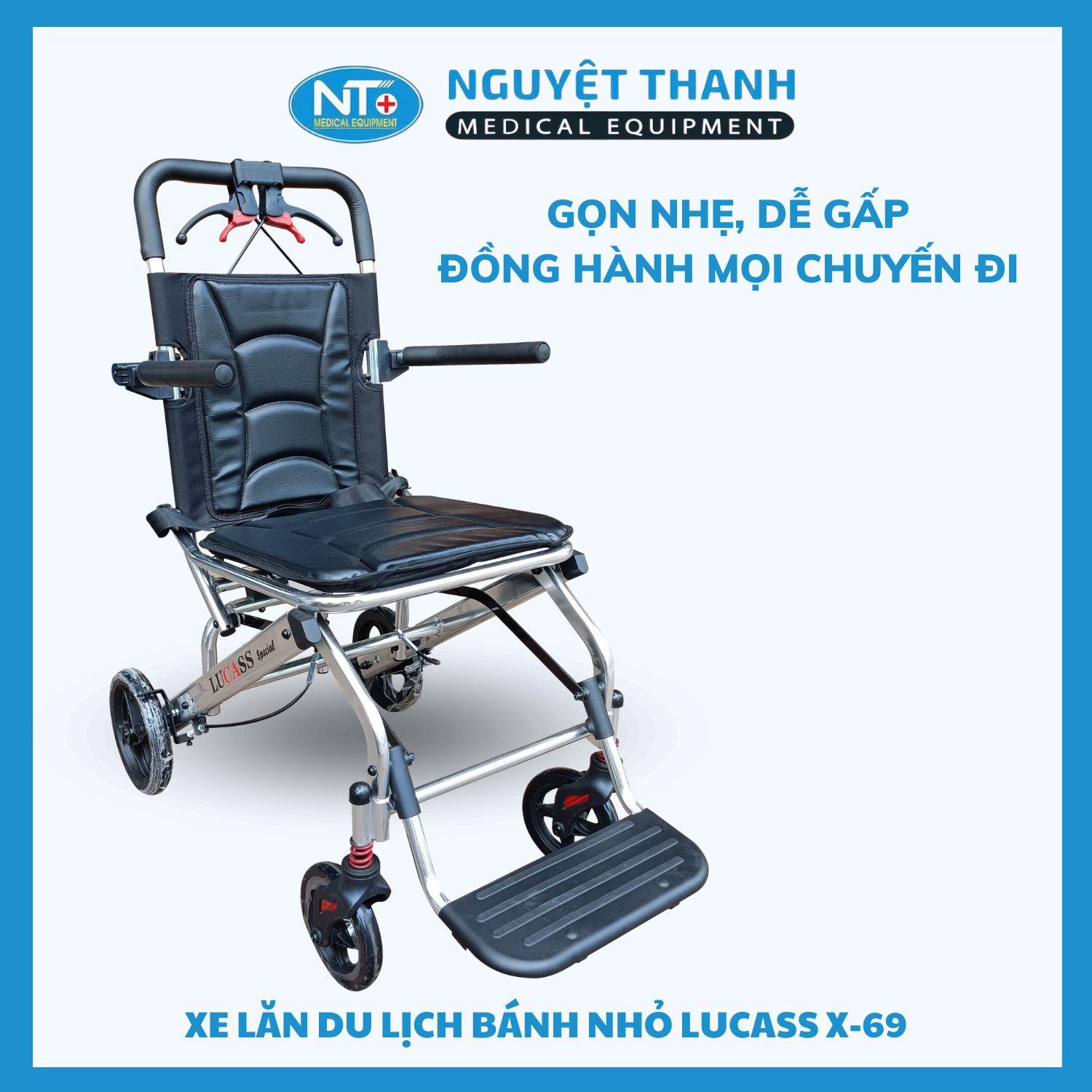 Xe Lăn Du Lịch Bánh Nhỏ Lucass X-69