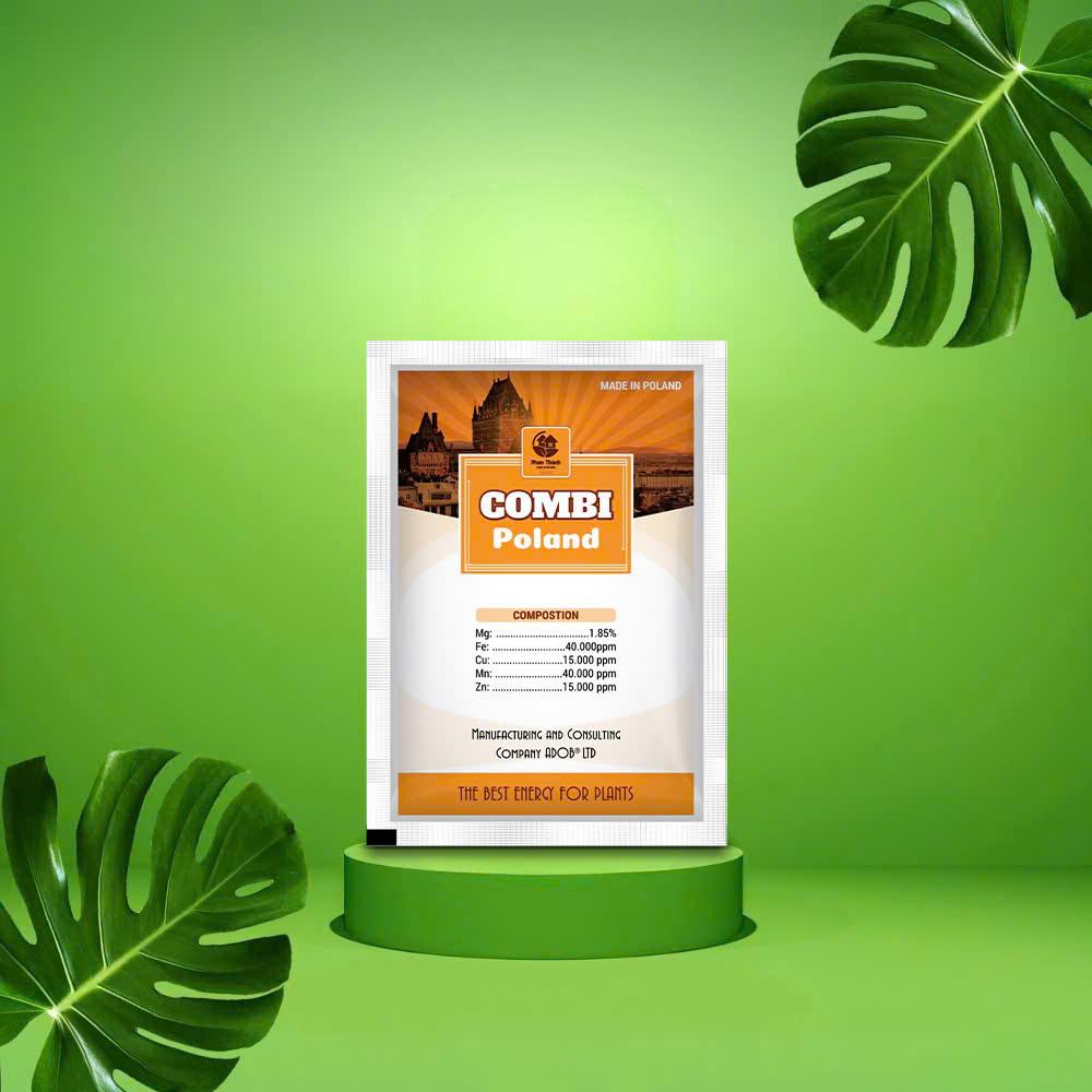 [Combo 10 tặng 3] - Phân bón vi lượng COMBI Poland gói 30Gr giúp xanh lá, dày lá, bóng lá nhập khẩu Châu Âu (Ba Lan)
