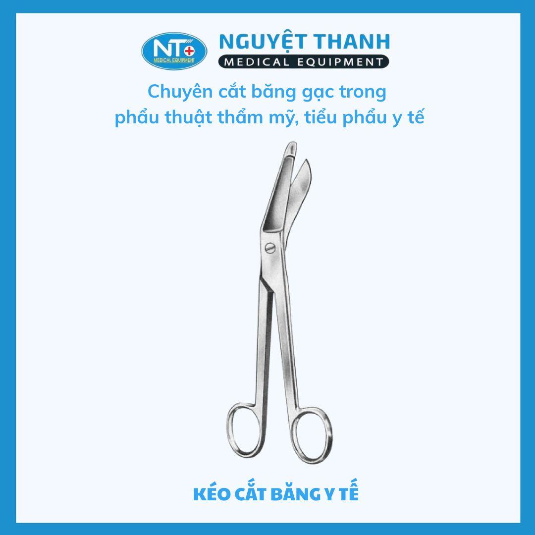 Kéo Cắt Băng 14cm, 18cm – Xuất Xứ Pakistan, Chất Liệu Thép Không Gỉ.