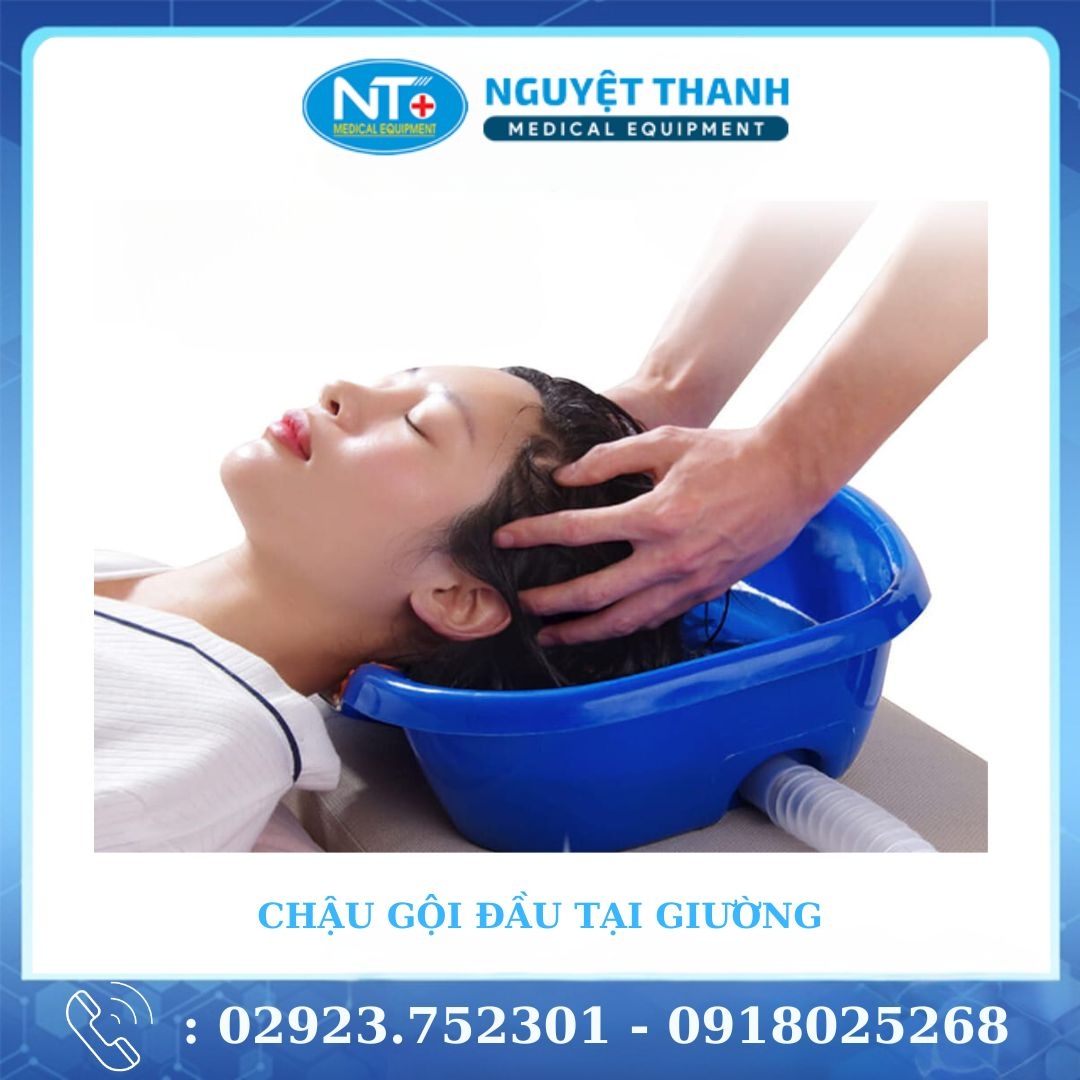 Chậu Gội Đầu Tại Giường ( dùng cho người già , bà bầu , trẻ nhỏ ...)