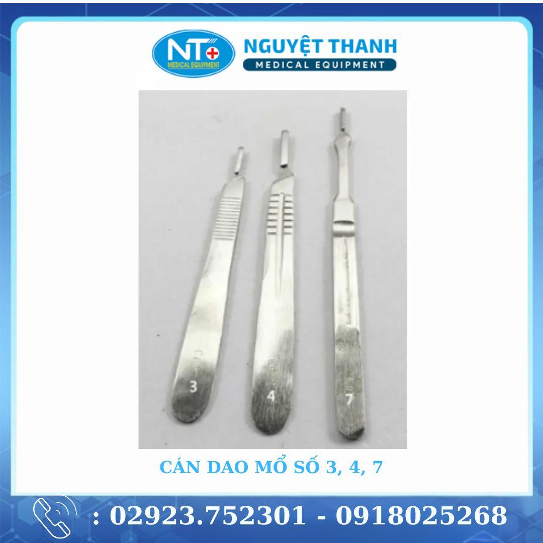 Cán Dao Mổ Số 3, Số 4, Số 7 - Thép Không Gỉ - Pakistan
