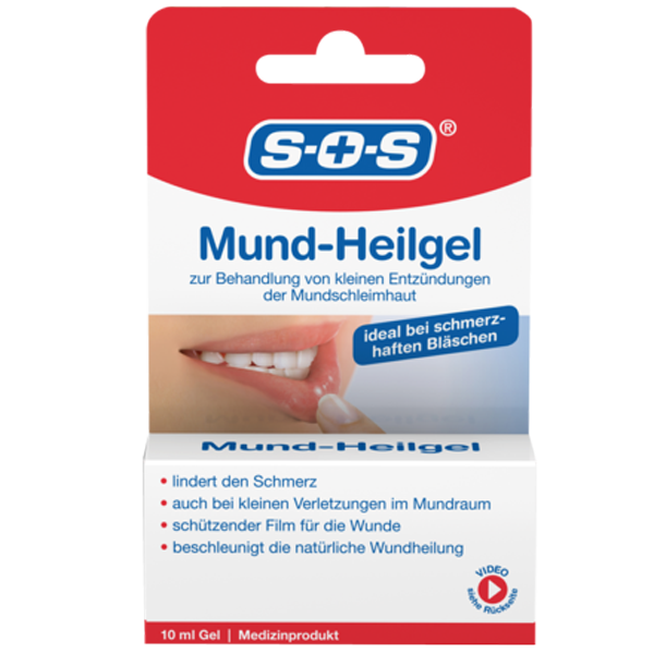 SOS - GEL LÀNH VẾT THƯƠNG TRONG MIỆNG, 10ml