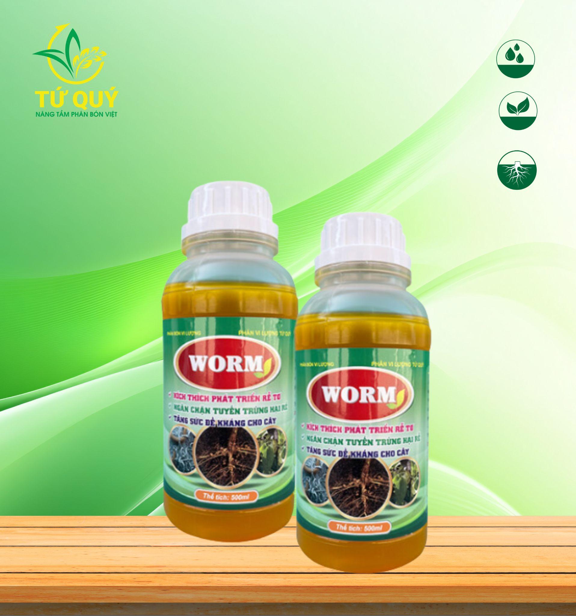 WORM - Ngăn Ngừa Tuyến Trùng Chai 500ml
